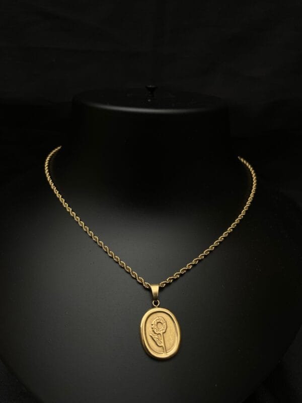 Sunflower Gold Necklace